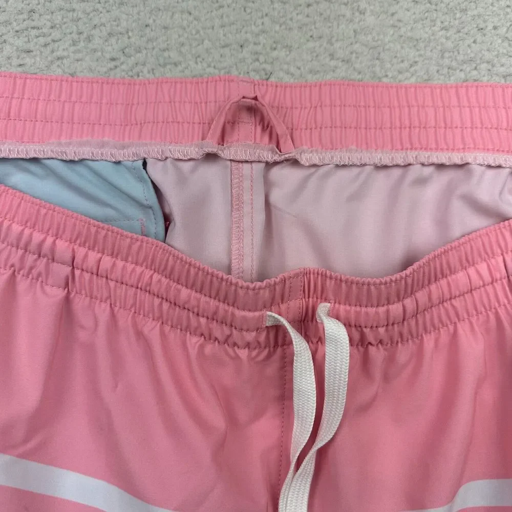 Chubbies The On the Horizons Swim Trunks Shorts Men 2XL‎ Blue Pink Beach Summer